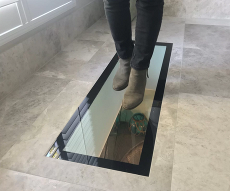 39mm glass floor